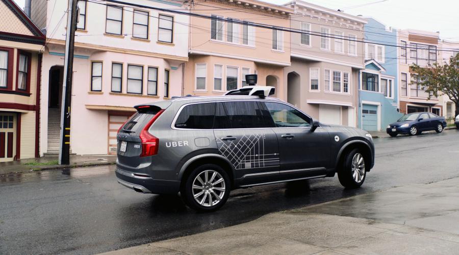  Volvo XC90 Autonomous Driving Car Uber 2016 года  (фото 3 из 7)